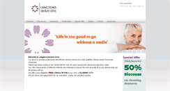 Desktop Screenshot of langtonsdenture.ie